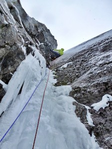 Me leaving the ice on pitch two